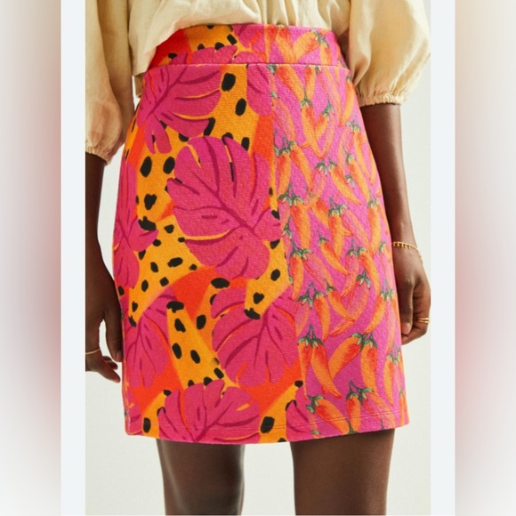 Farm Rio Chilly Peppers mini skirt size L - Picture 1 of 8